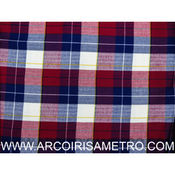 SCOTTISH FLANEL - BLUE AND RED