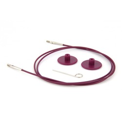 Knit Pro PURPLE CABLE - .80 cm