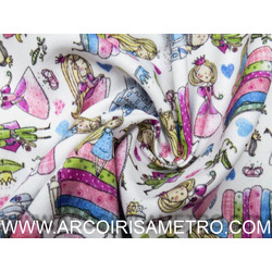 TECIDO INDIGO - PRINCESA E A ERVILHA