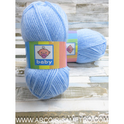 Baby yarn - 50 grs - 625 - medium blue