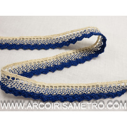 RENDA DE BICOS - AZUL