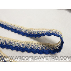 RENDA DE BICOS - AZUL