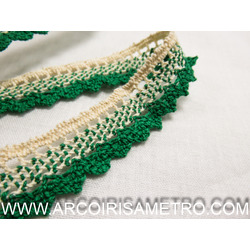 RENDA DE BICOS - VERDE