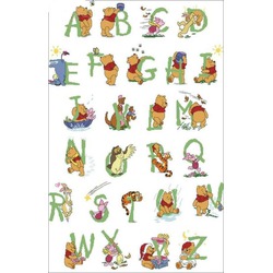 CROSS STICH WINNIE THE POOH LETTERS