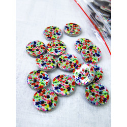 FLORAL BUTTONS 11MM