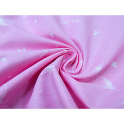 FABRIC WITH BALLOONS - PINK