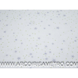 POPELINE MINI ESTRELAS - AZUL