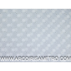 EMBROIDERED ENGLISH EYELET WITH DOTS