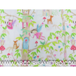 TECIDO FADAS NAS ÁRVORES