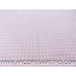 QUADRADINHOS VICHY COR DE ROSA