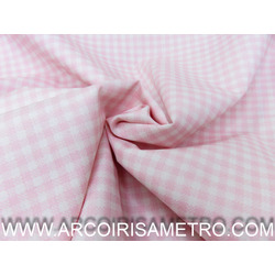 QUADRADINHOS VICHY COR DE ROSA