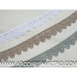 RENDA GUIPUR COM BIQUINHOS 