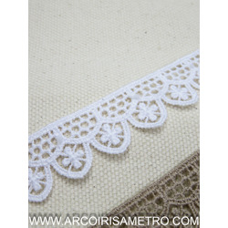 RENDA GUIPUR COM BIQUINHOS 