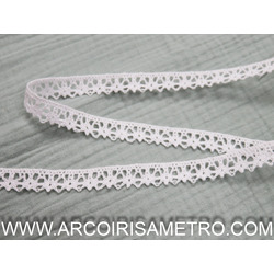 RENDA DE ALGODÃO COM OLHINHOS