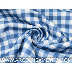 QUADRADOS VICHY - AZUL