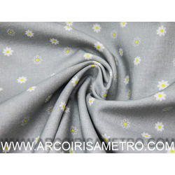 MARGARIDAS FUNDO CINZA