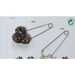 DECORATIVE SAFETY PIN FOR BROCHE