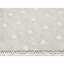 VOILE BORDADO - FLORES