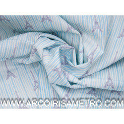 MICHAEL MILLER - EIFFEL STRIPE CX9629-AQUA-D