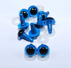 8mm SAFETY DOLL EYES - BLUE