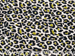Stretchy corduroy - Leopard