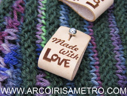 LEATHER TAG - MADE WITH LOVE