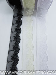 EMBROIDERED LACE EDGING - BACK