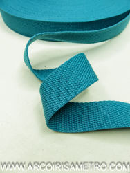 COTTON STRAP - Blue-Green