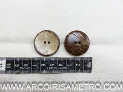 Coconut button - 30mm