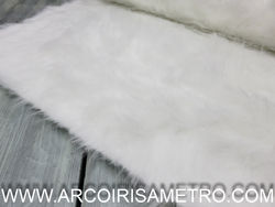 Furry fabric - white - Beard