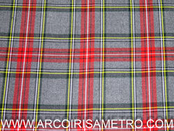Scottish Kilt Fabric- Grey