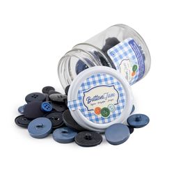 Button jam - Assorted button jar 