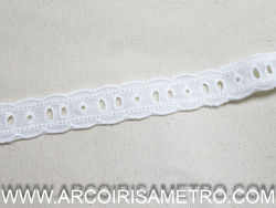 Lace edging - white