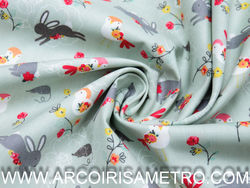 Coleção gotas - Coelhos - verde