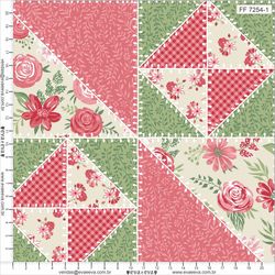 TECIDO EVA E EVA - Felicidade em flores - patchwork