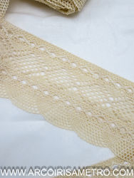 Cotton thread lace