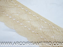 Cotton thread lace