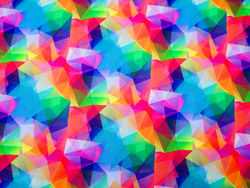 TECIDO - KALEDO - GEOMETRIAS COLORIDAS