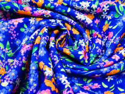 Viscose - Floral colorido
