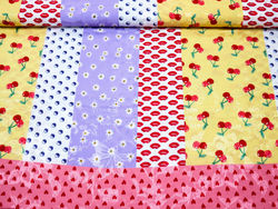 Painel - Viscose acetinada - Patchwork