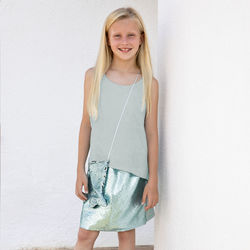 Katia - Tecido de lantejoulas - Rosa