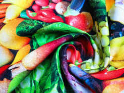 Loneta anti-manchas - Fruta e legumes