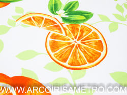 Stain-proof fabric - Oranges