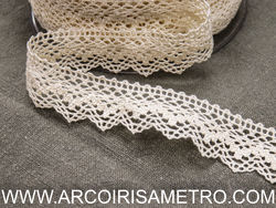 RENDA BICOS FINA - OLHOS - CREME