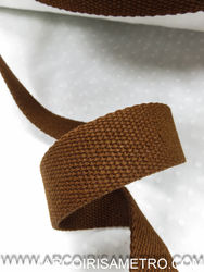COTTON STRAP FOR BAG HANDLES - Brown