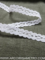 RENDA DE ENTREMEIO FINA - Branco