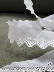 Embroidered lace - Triangles