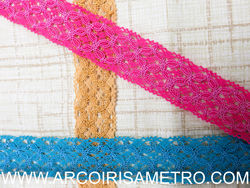 RENDA DE ENTREMEIO GUIPUR - 30MM