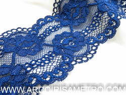 Elastic lace - blue