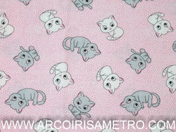 Fine cotton sheeting - Cats